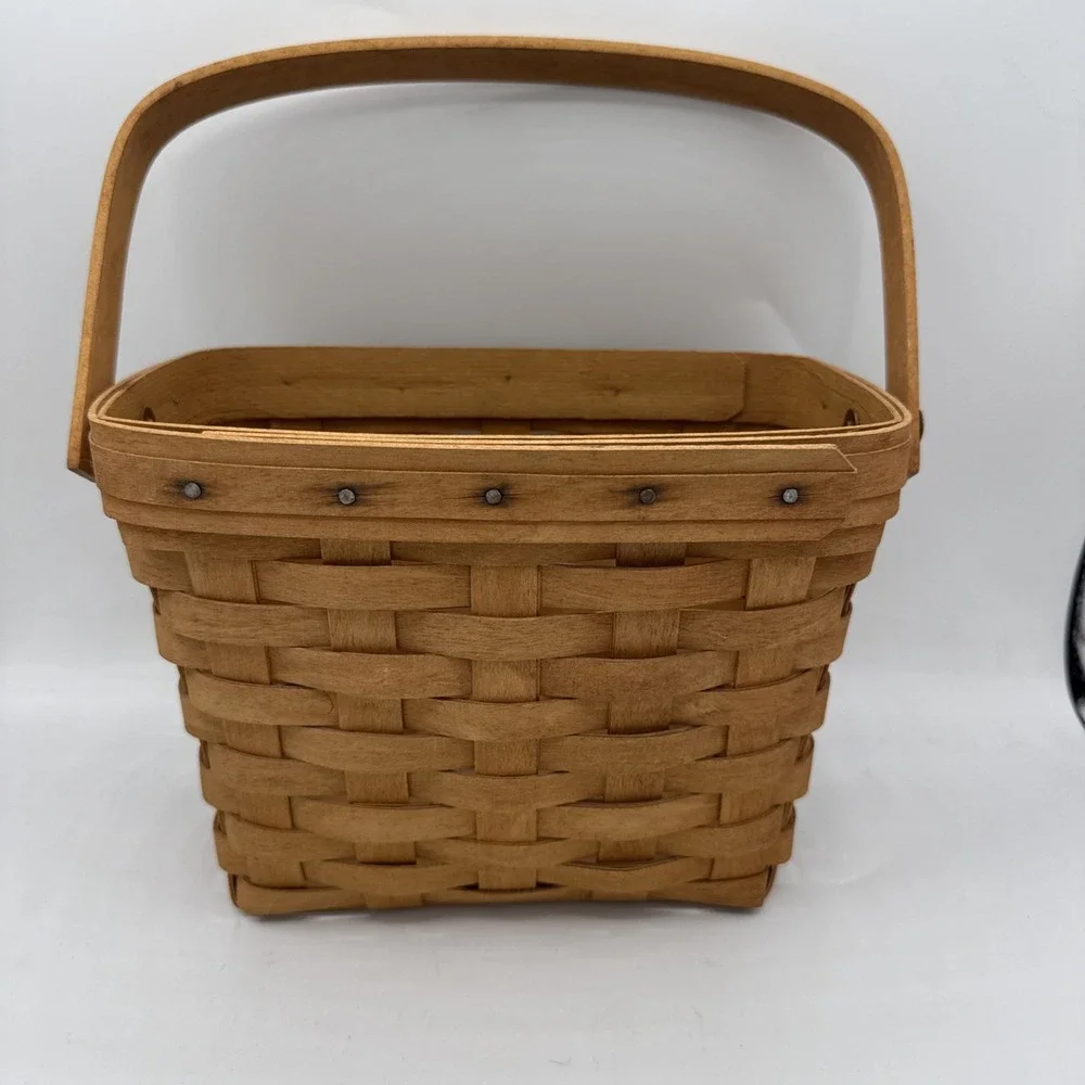Longaberger 1993 Edition Dresden Ohio Basket with Swing handle EUC No Lid Signed